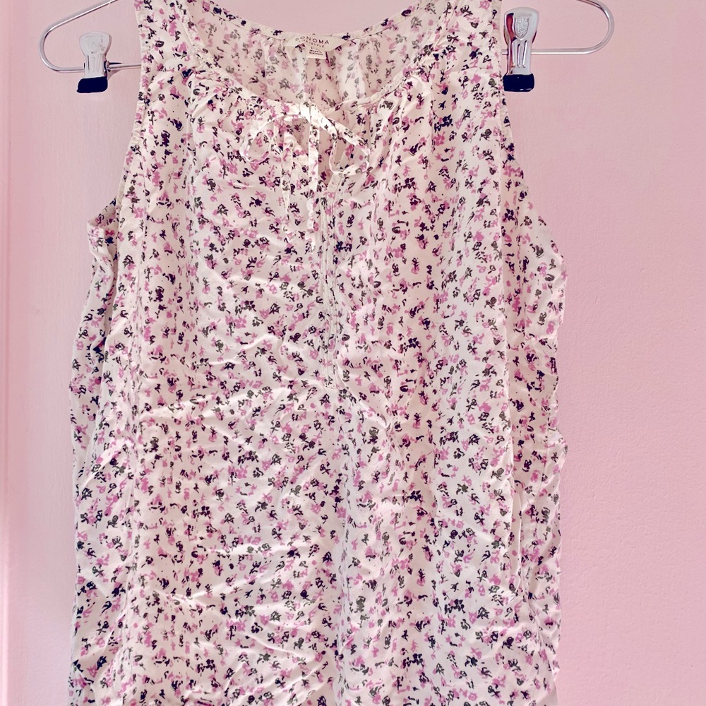 Floral tank top
